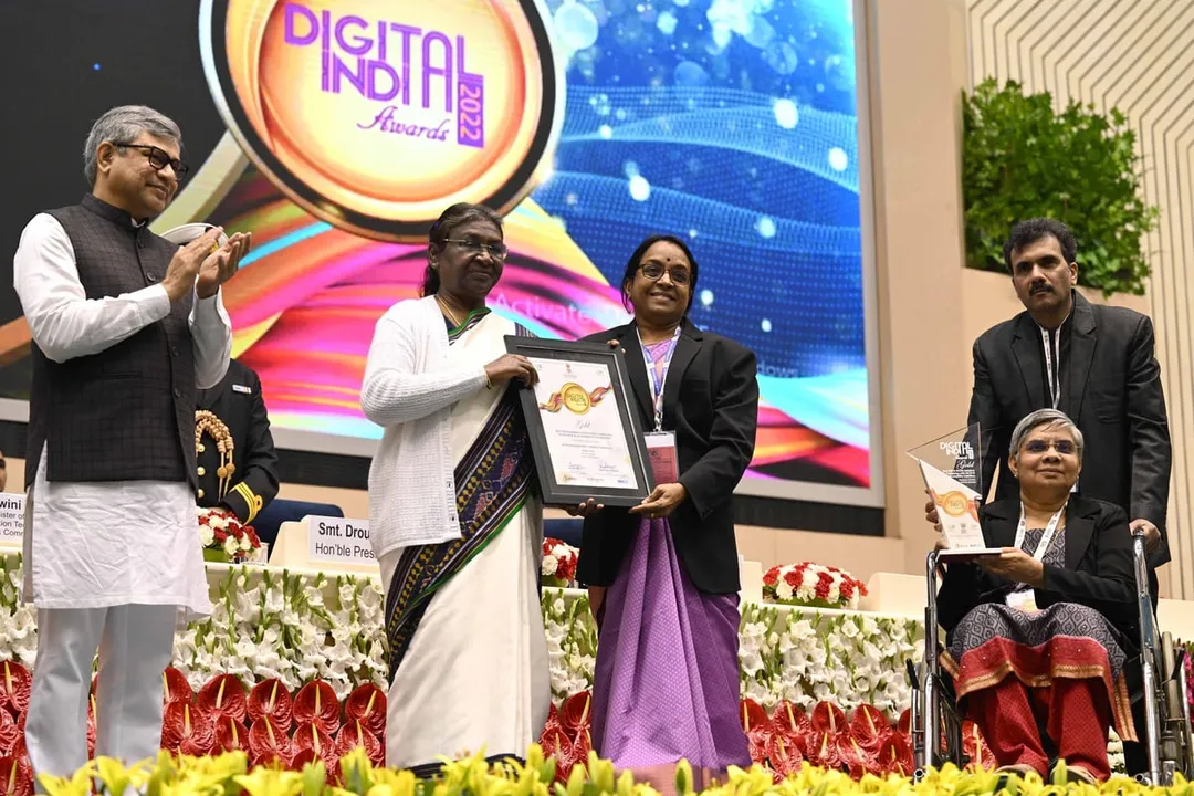 President Droupadi Murmu Presents Digital India Awards 2022
