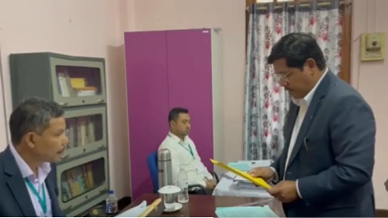 Meghalaya CM Conrad Sangma Files Nomination for Upcoming Assembly Polls