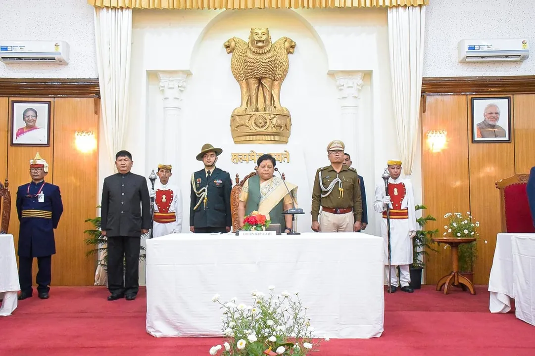 Sushri Anusuiya Uikey Sworn-In as 18th Governor of Manipur