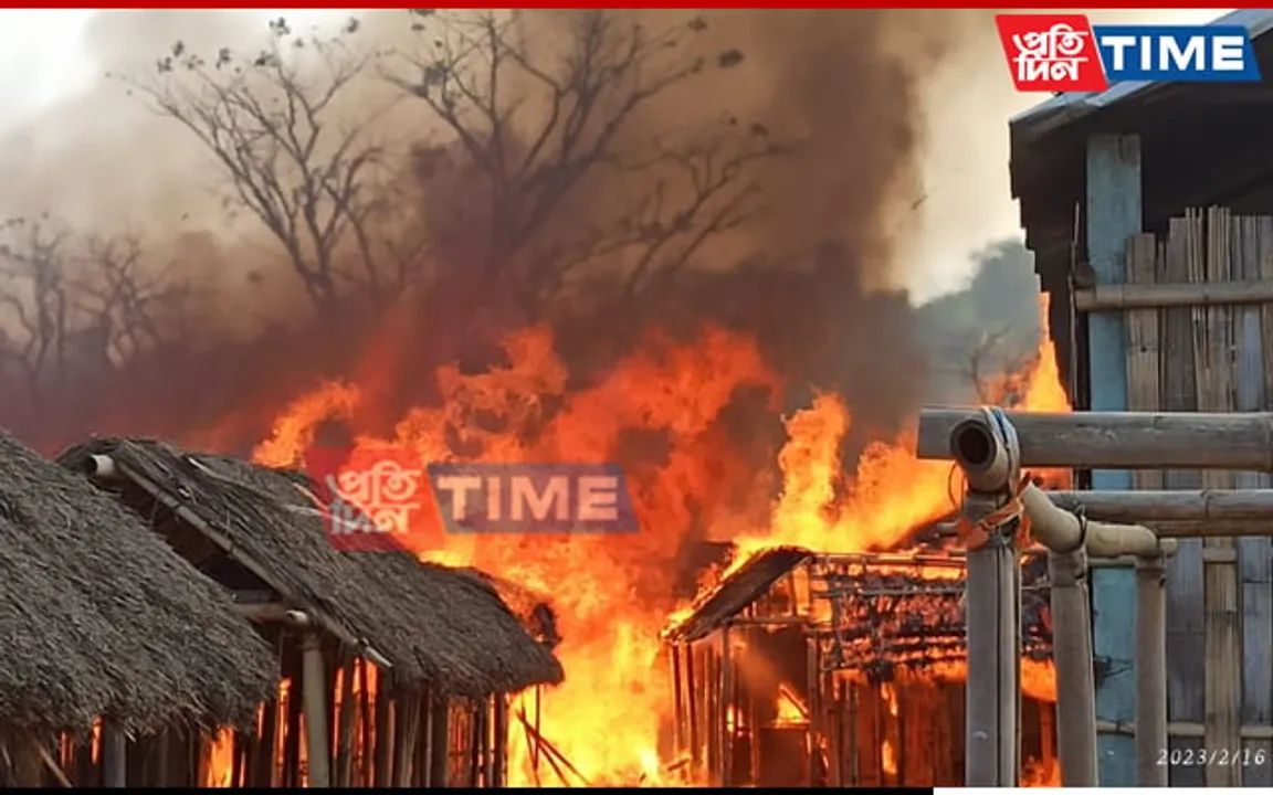 Assam: Market Fire Guts 190 Shops In West Karbi Anglong