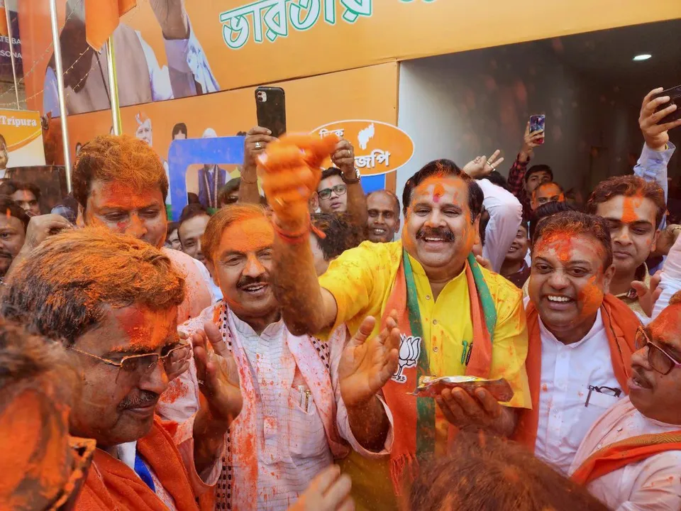 BJP Retains Power in Tripura, Wins 32 Seats