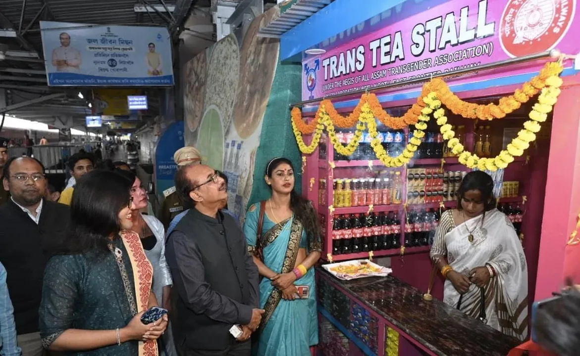 In a First, NFR Opens 'Trans Tea Stall' at Guwahati Railway Station