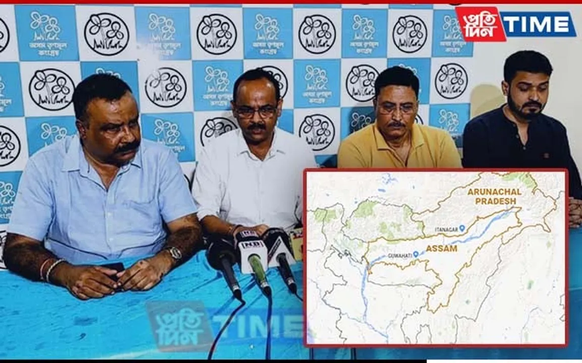Assam TMC Terms Assam-Arunachal Border Pact ‘Meaningless’