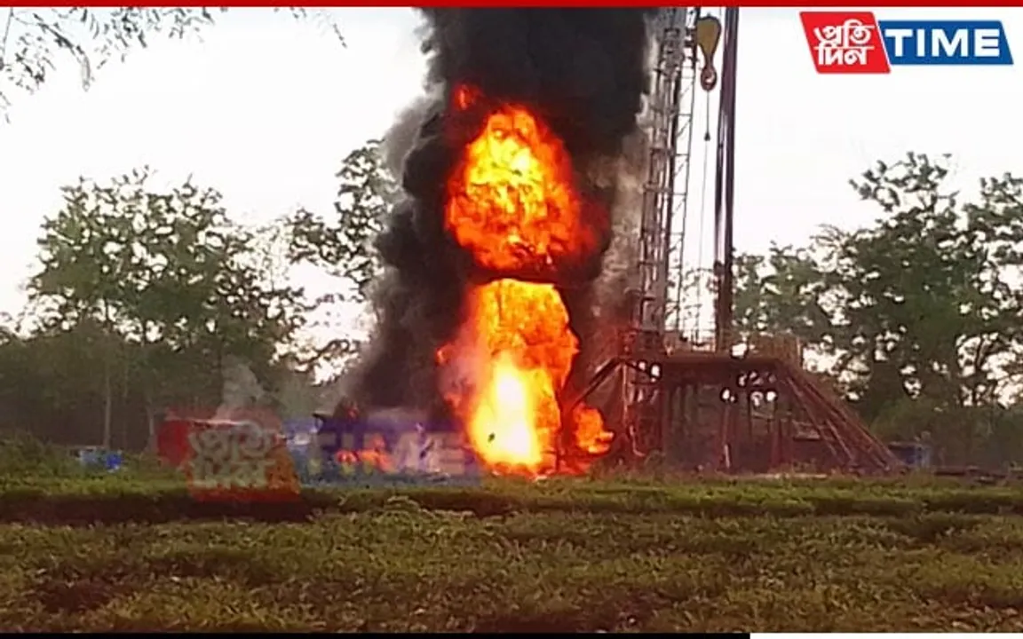 BREAKING: Massive Fire Breaks Out in Assam’s Nazira