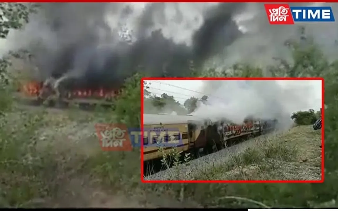 3 Bogies of Train Catch Fire In Telangana; Passengers Evacuated Safely