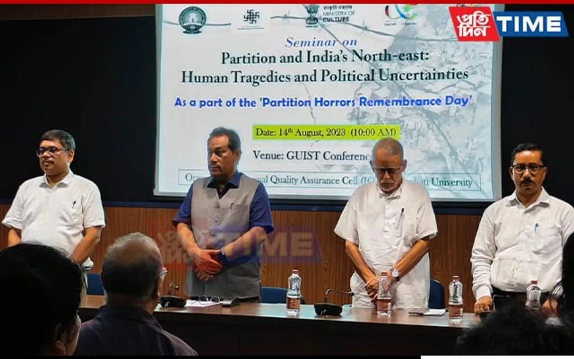 GU Organizes Seminar on ‘Partition and North-east: Human Tragedies and Political Uncertainties’ 