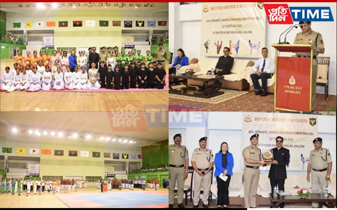 BSF Inter-Frontier Judo Cluster Competition 2023 Commences at NEHU in Shillong