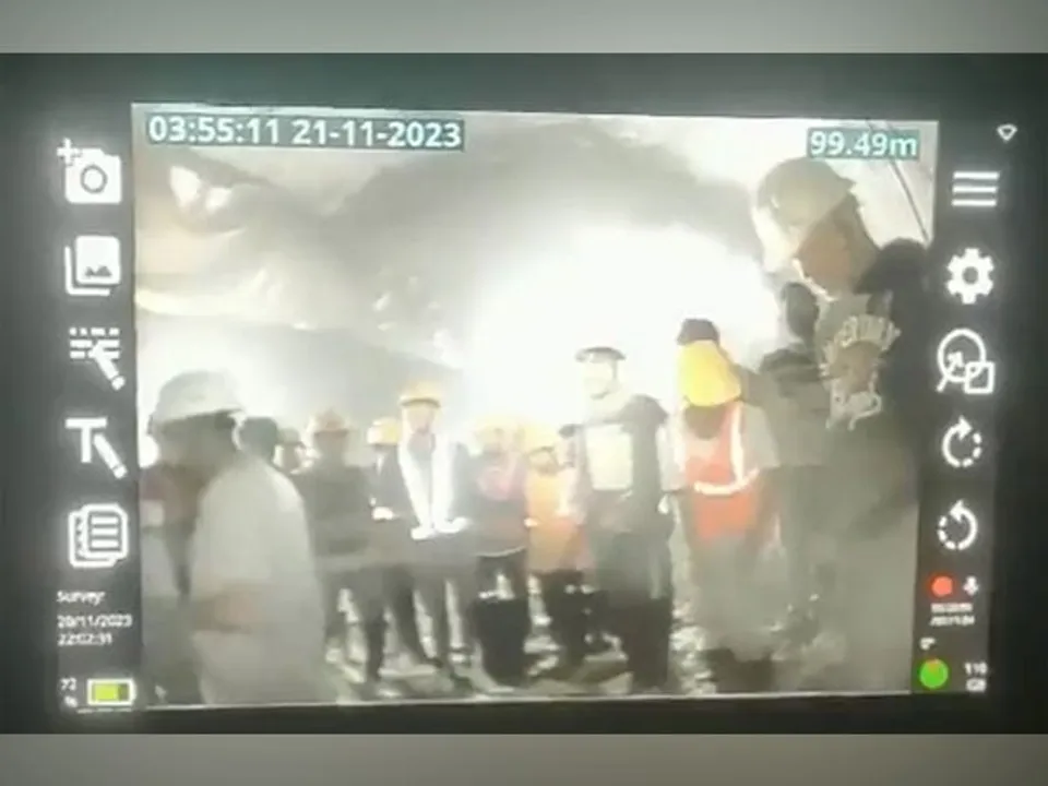 Uttarakhand Tunnel Rescue: First Visuals Of Trapped Workers Released; Crew Healthy