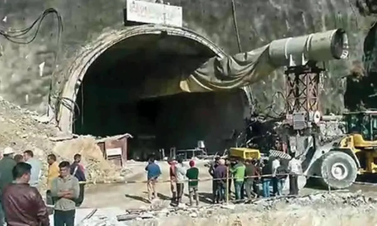 Silkyara Tunnel Collapse: Debris Removal Still Underway, Around 40 Workers Trapped