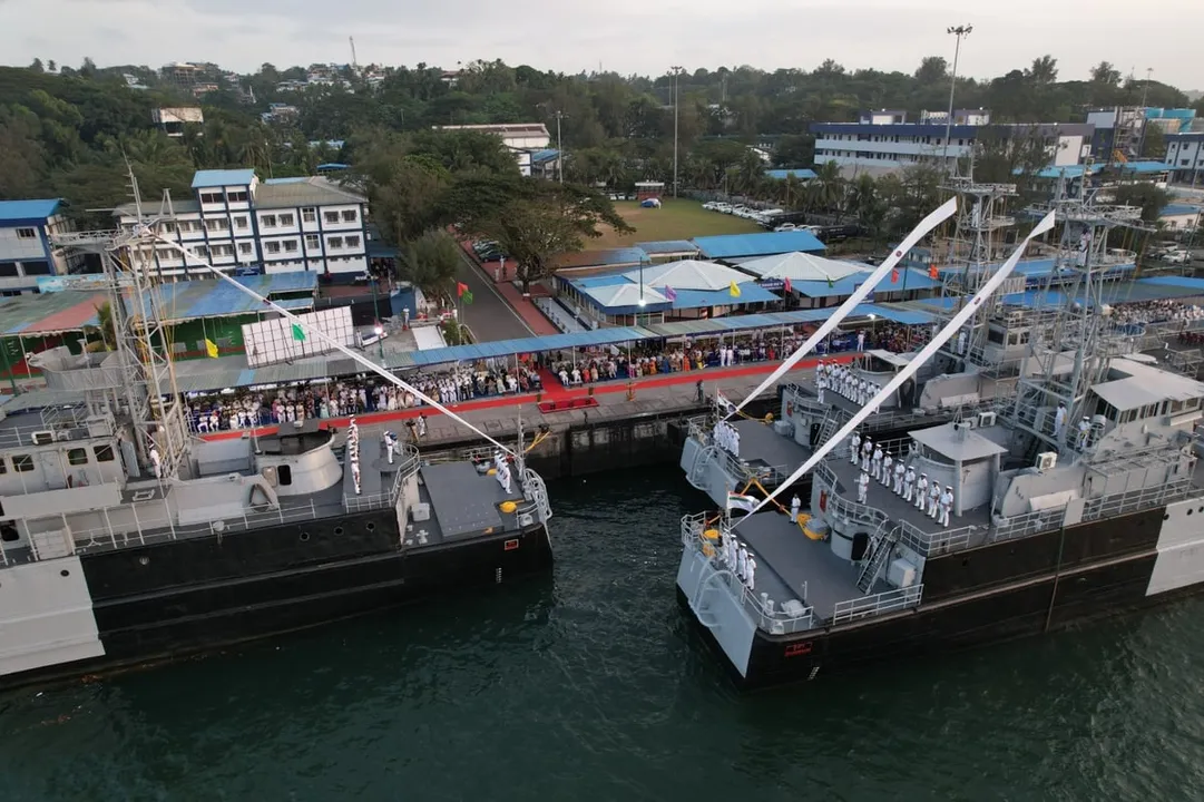 Indian Navy Decommissions Three Warships After 40 Years of Service