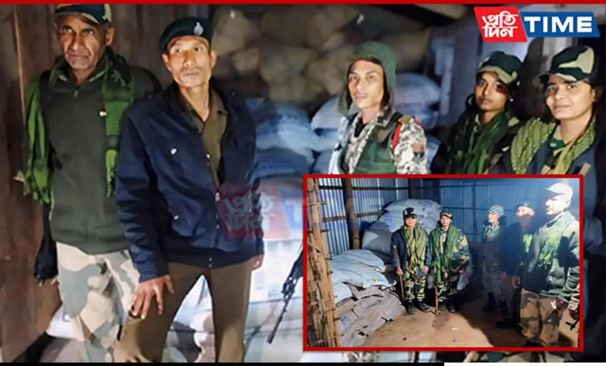 BSF and Meghalaya Police Seize Illegal Sugar and Betel Nuts Worth Rs 20 Lakhs