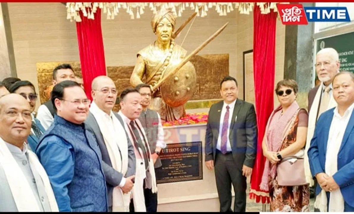 Khasi Freedom Fighter U Tirot Sing's Statue Unveiled in Dhaka