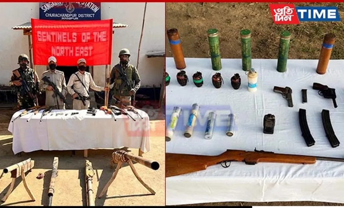 Security Forces Seize Huge Cache of Arms in Manipur