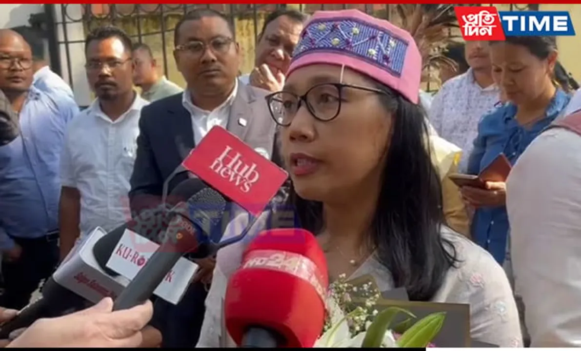 NPP Candidate Agatha Sangma Files Nomination for Tura Seat in Meghalaya