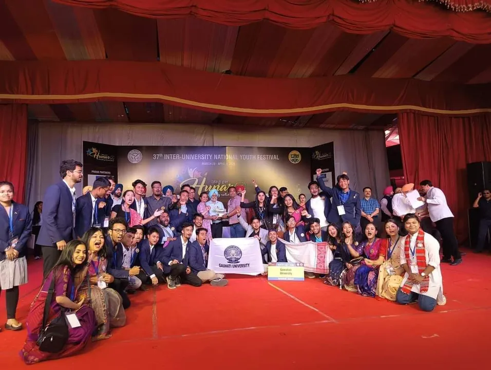 Gauhati University Shines at 37th National Inter University Youth Festival