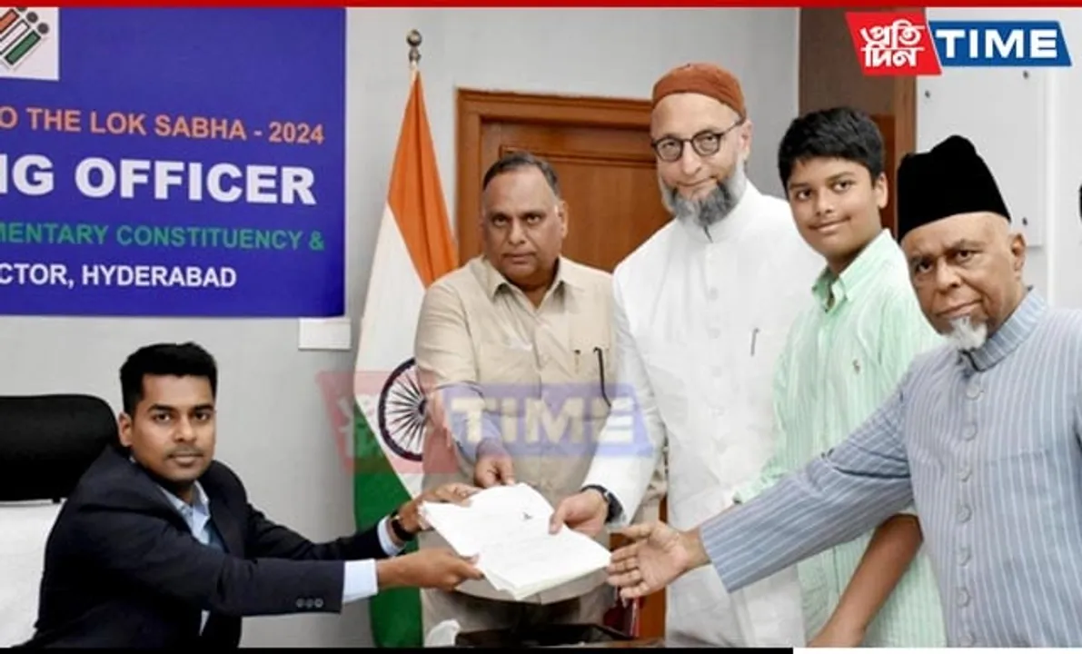 Lok Sabha Polls: AIMIM Chief Owaisi Files Nomination From Hyderabad