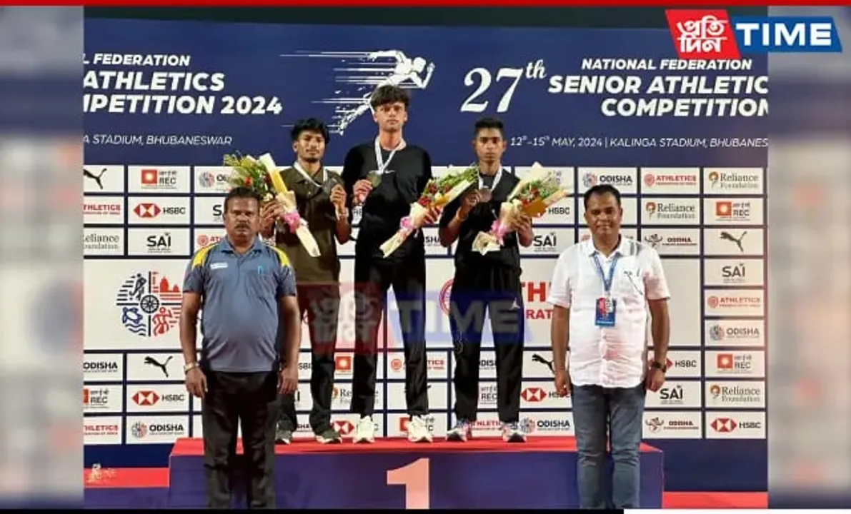 Assam's Mehedi Hassan Scores Gold At National-Level Athletics Event
