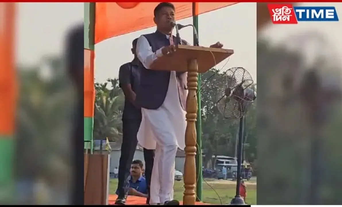 Pijush Hazarika Pauses Speech For Namaz At Nearby Mosque 