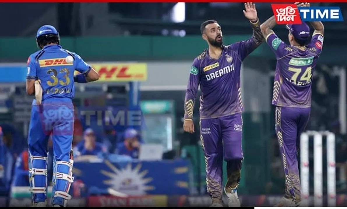 IPL 2024: KKR Roars into Playoffs with Thrilling Victory Over MI