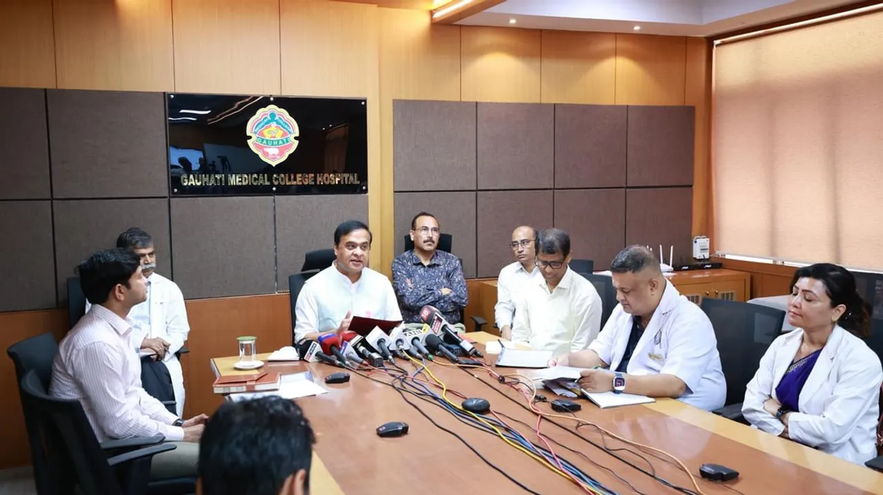 Assam CM Highlights Successful Kidney Transplant, IVF Achievements at GMCH