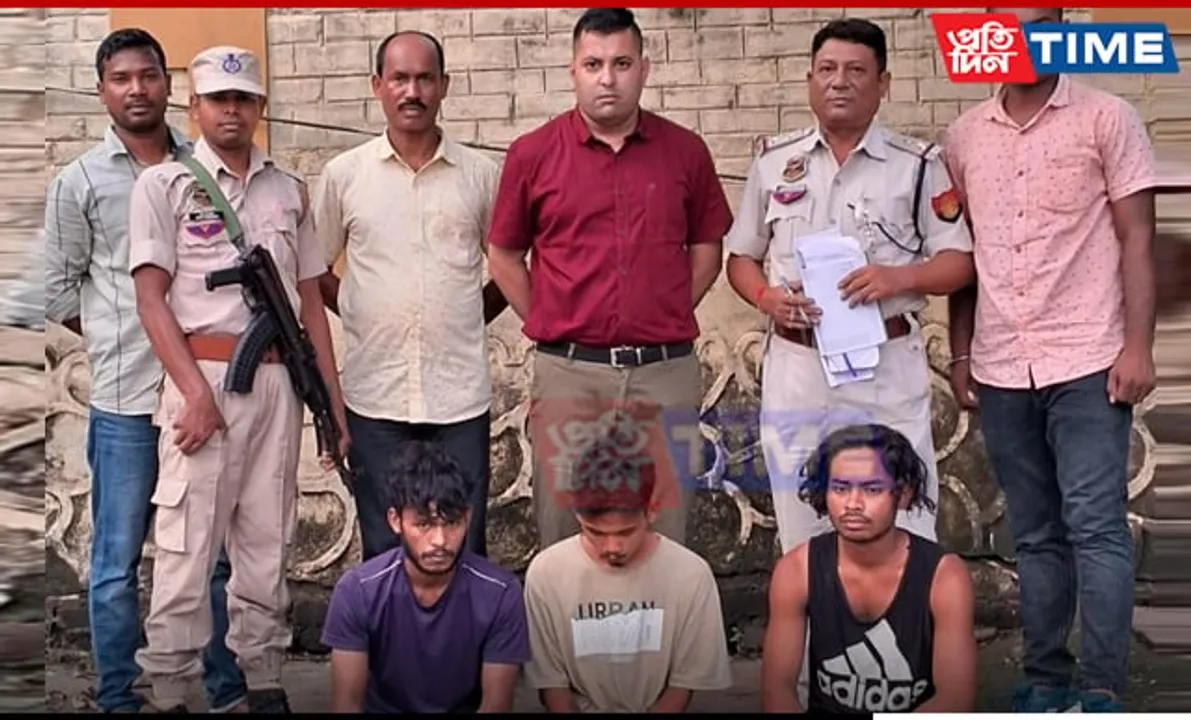 STF Assam Conducts Successful Raid in Guwahati, Apprehends 3 Drug Peddlers