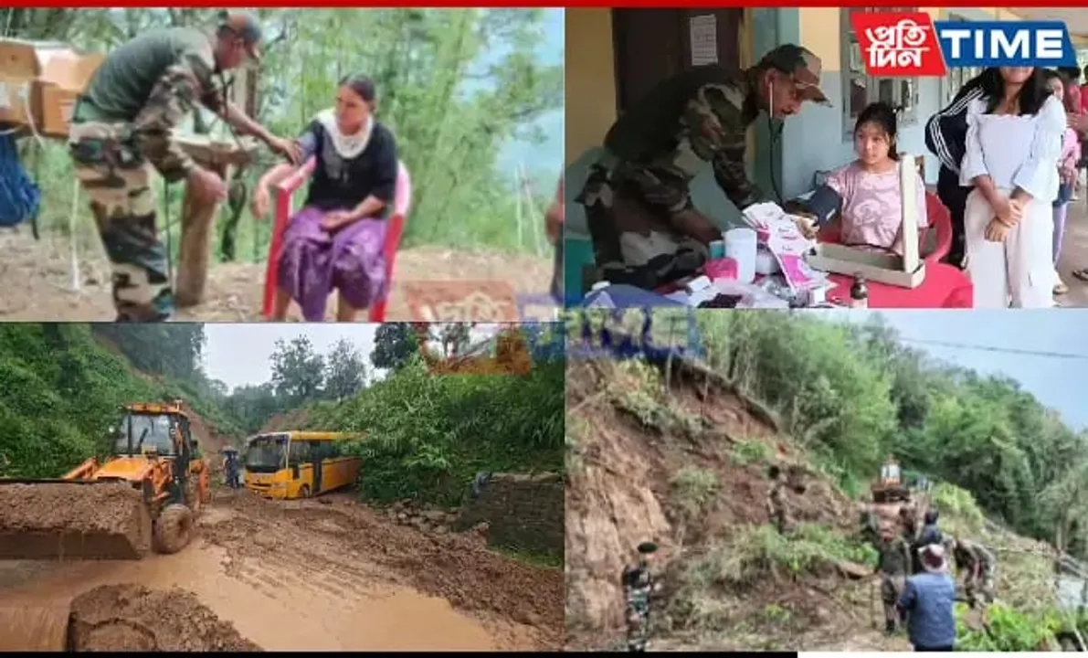 Assam Rifles Responds To Distress Calls From Haflong, Sends Relief Team