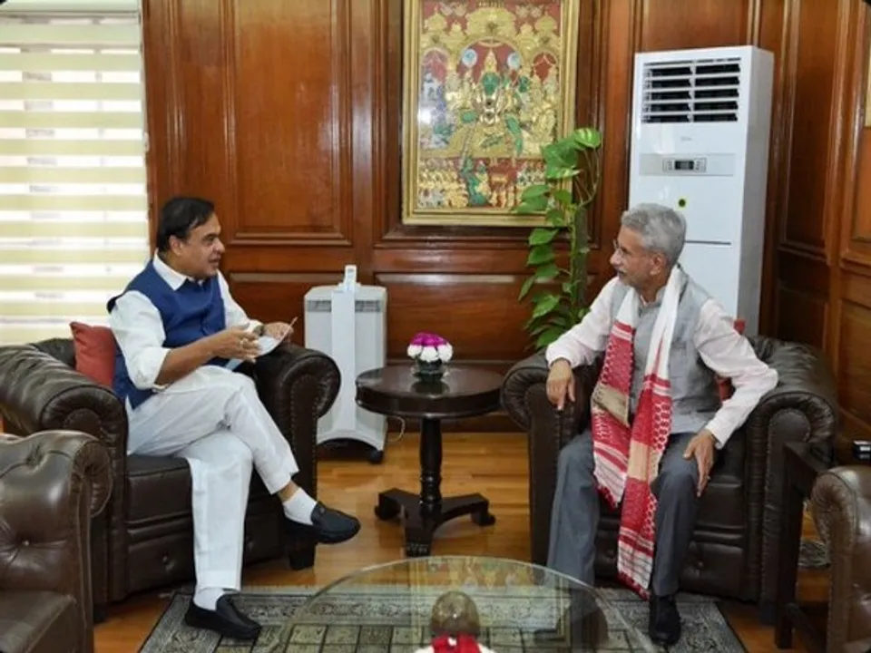 Assam CM Calls Upon EAM Jaishankar In Delhi
