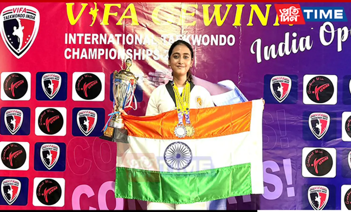 Violina Das Shines with Gold at Vifa Gewinn India Open Taekwondo Championship