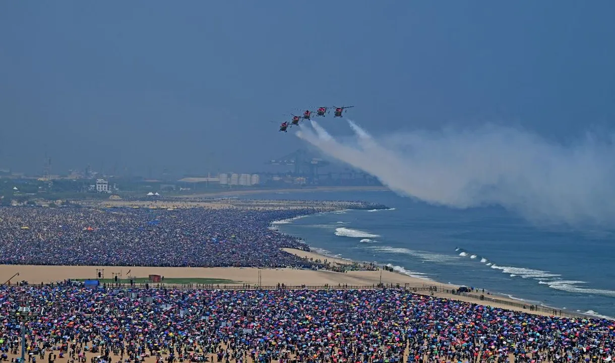 Tragedy Strikes IAF Air Show in Chennai; 3 Dead, Several Hospitalized