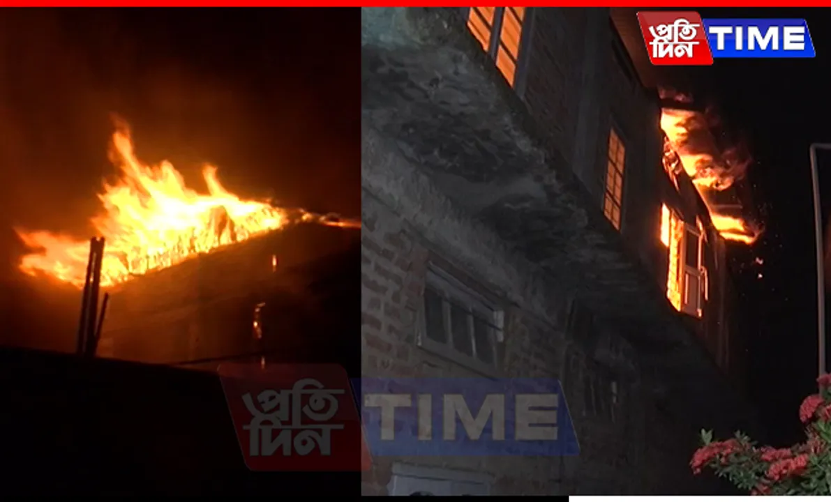 Devastating Fire Engulfs Noted Author-Educator's Residence In Nagaon