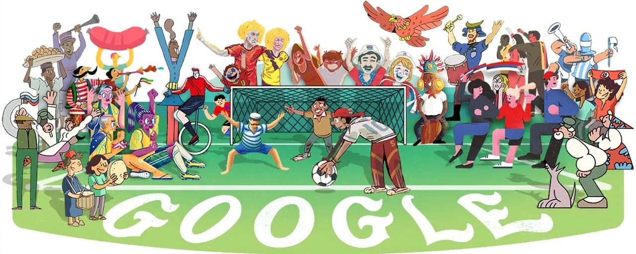 Google dedicates its doodle to FIFA WC’s cultural diversity