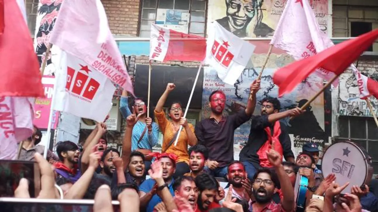 United Left Alliance defeats ABVP wins JNU Students’ Polls