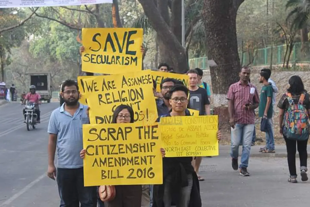 IIT Bombay students protest against CAB