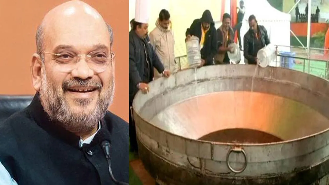 BJP aims world record cooking 5000 kg khichdi
