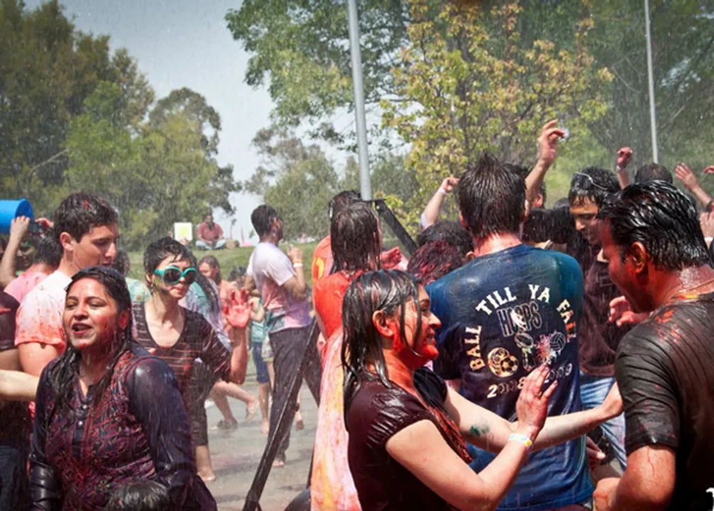 Holi: No rain dance in Guwahati