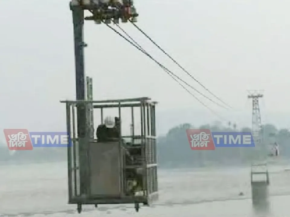 Trial run of Guwahati-North Guwahati ropeway conducted