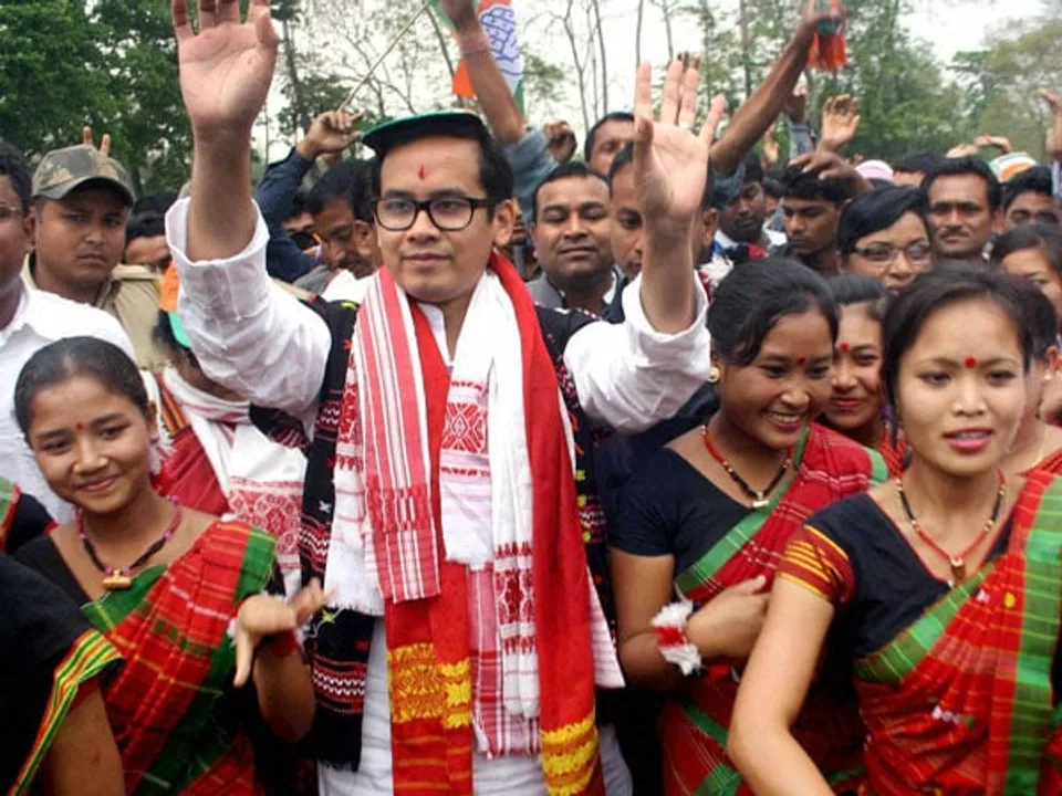 RaGa visit : Gaurav Gogoi’s bike rally in Bokakhat