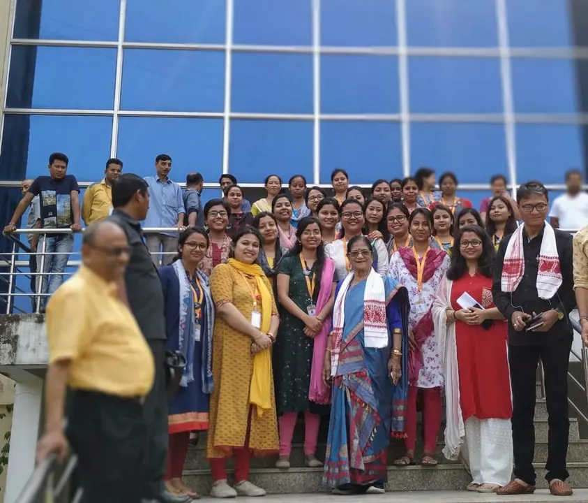 Bijoya Chakravarty visits MGU, Meghalaya