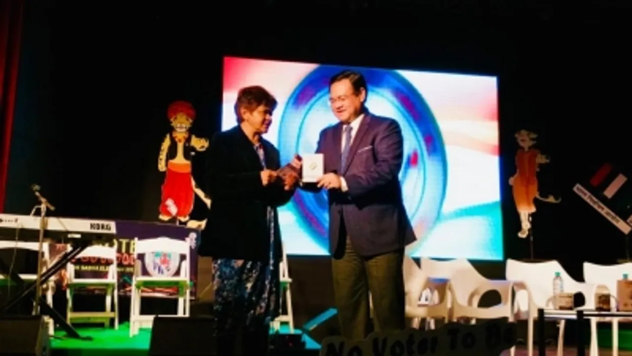 Meghalaya CEO distributes 1st Braille elector photo identity card