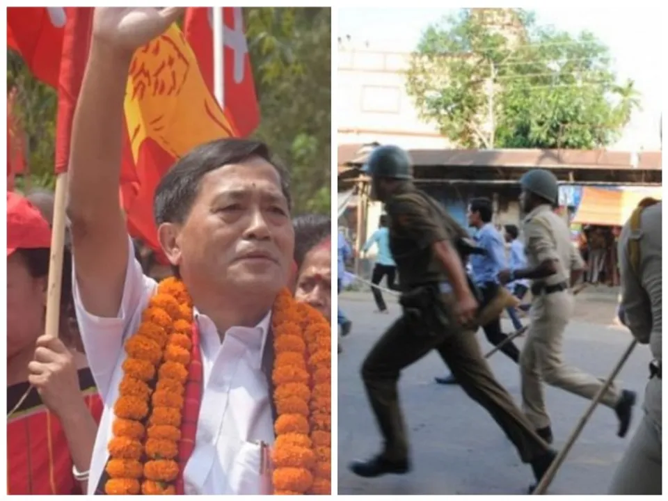 8 injured in election violence in Tripura