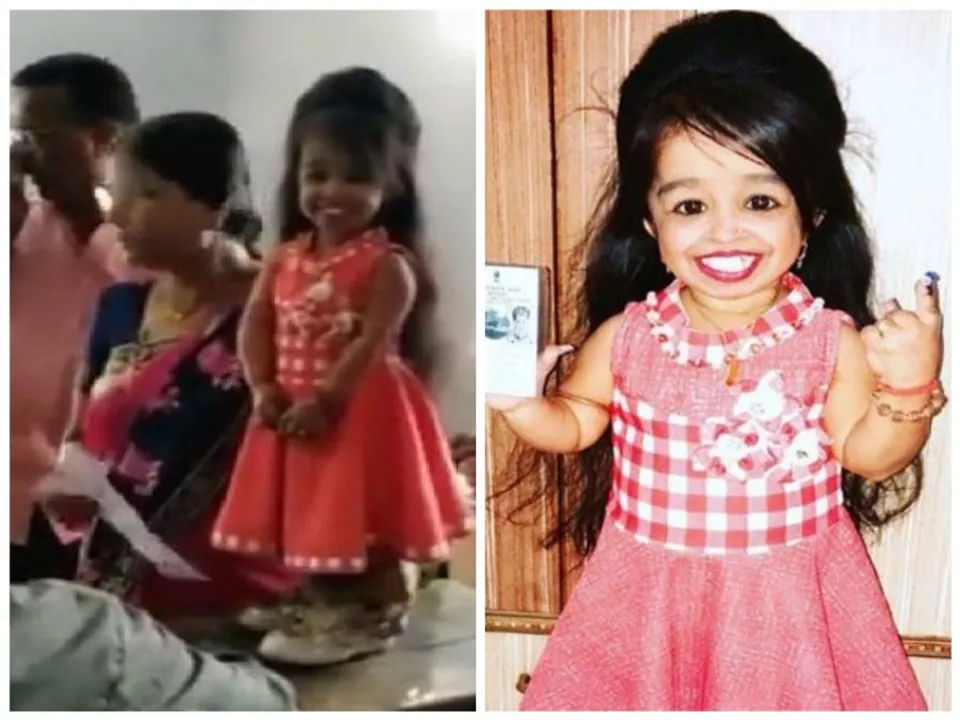 World’s smallest woman votes in Nagpur