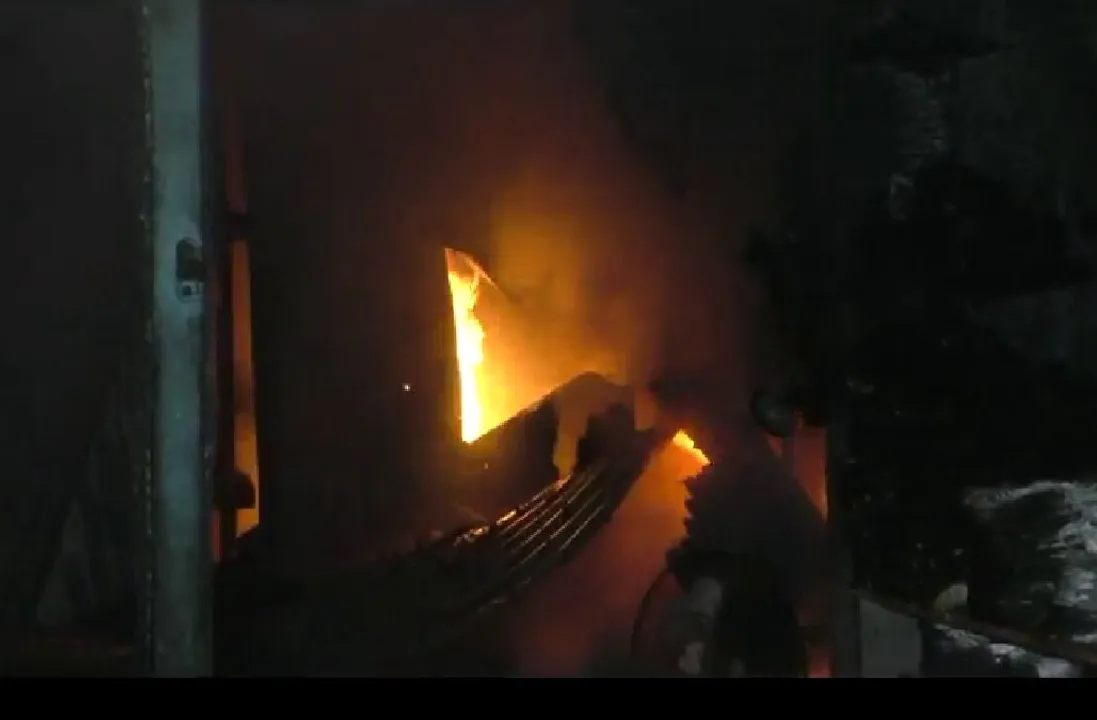 Massive Fire at Amingaon