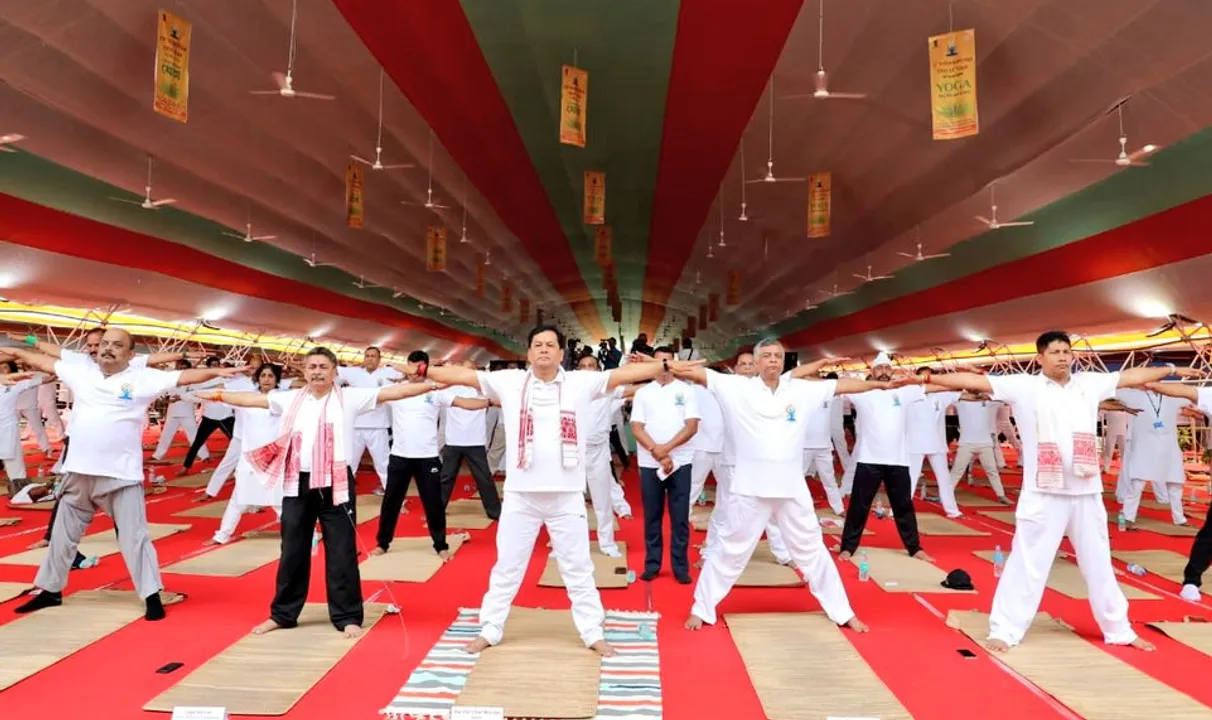International Yoga Day Celebrated Across Assam