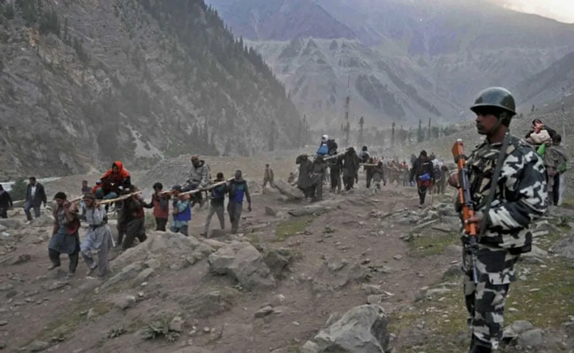 Amarnath pilgrim injured by ‘shooting stone’