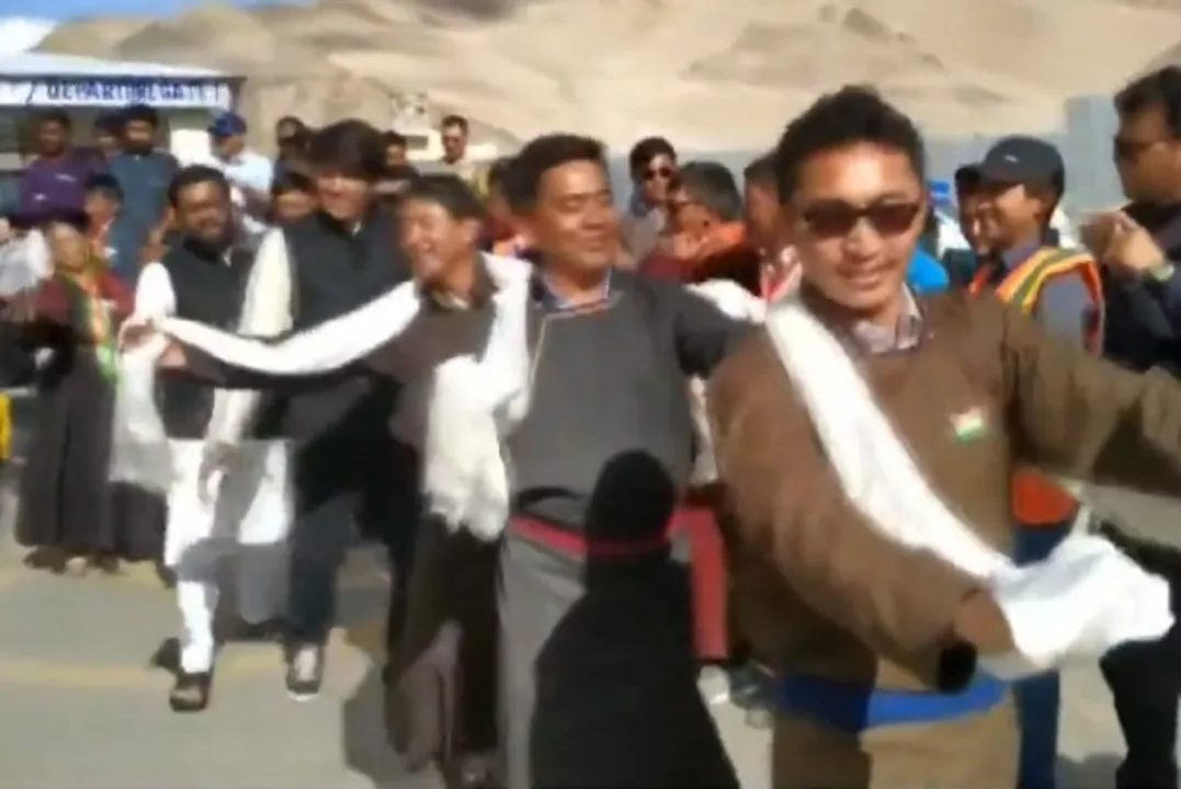 Watch Ladakh MP Jamyang Tsering Namgyal rejoicing on I-Day