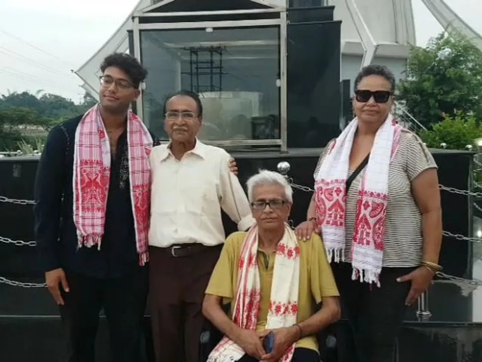 Tej & Candace visit Bhupen Hazarika Memorial