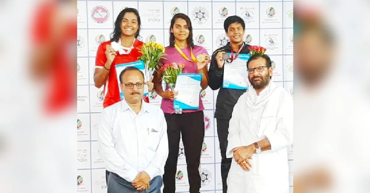 Assam swimmer Shivangi wins Silver
