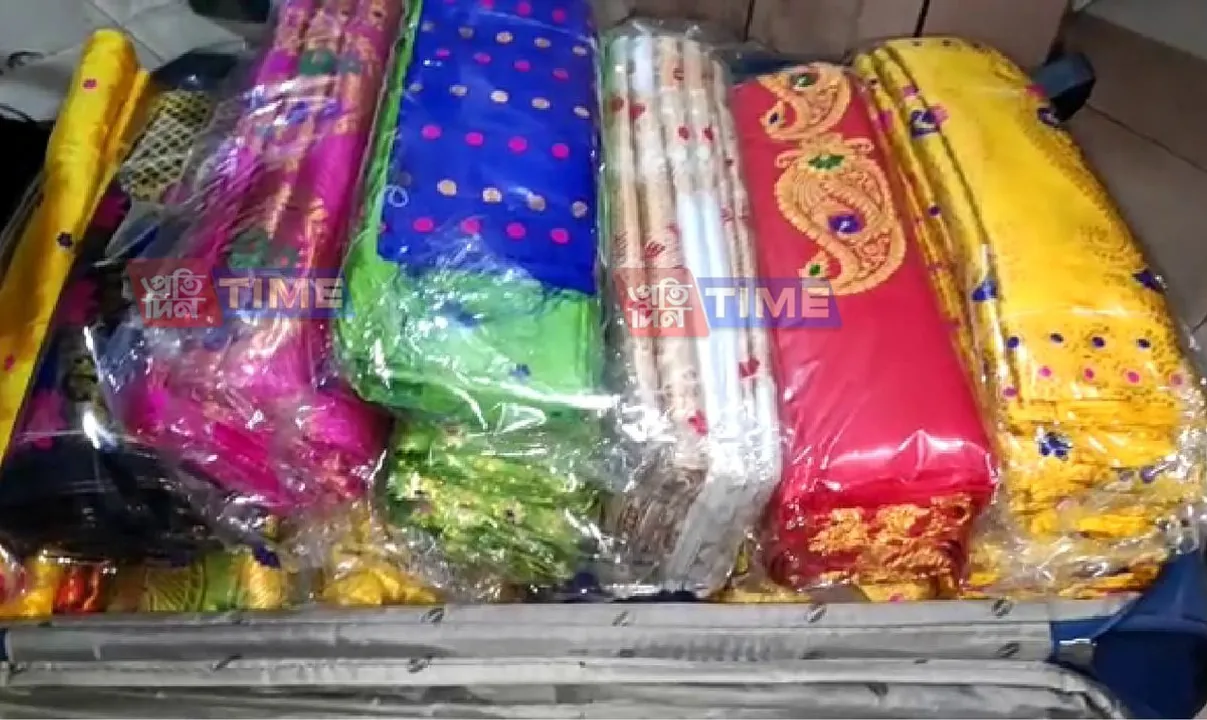 Banarasi Clothes Seized in Fancy Bazaar, 1 Arrested