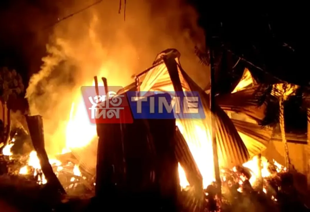 Devastating fire breaks out at Lumding