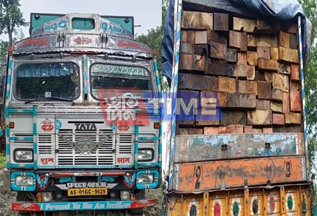 Wood laden truck seized in Tinsukia